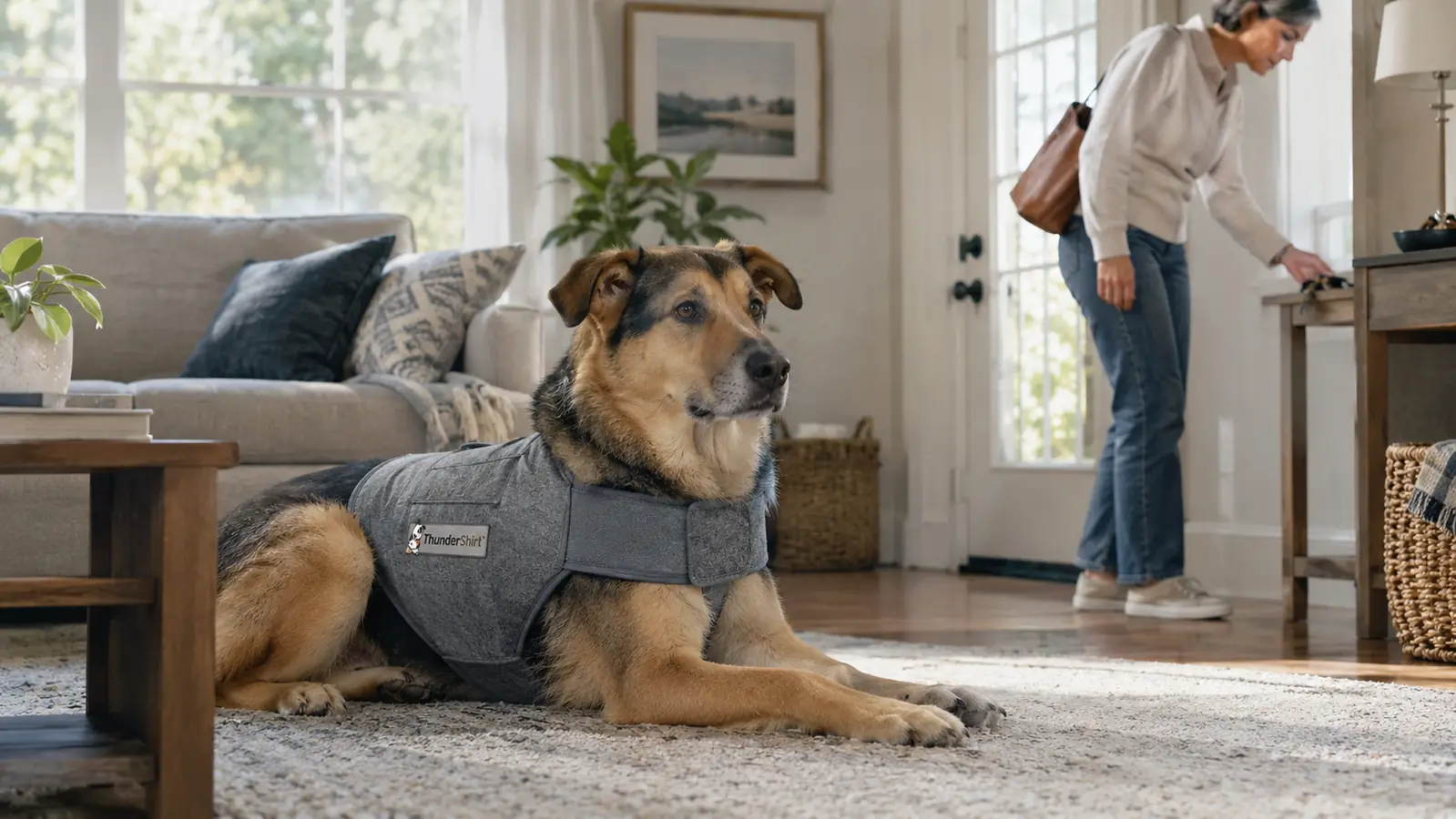 How to Help a Dog With Separation Anxiety Using a Calming Vest
