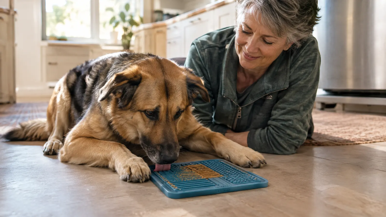 How to Stop Dog Barking and Boredom with a Lick Mat