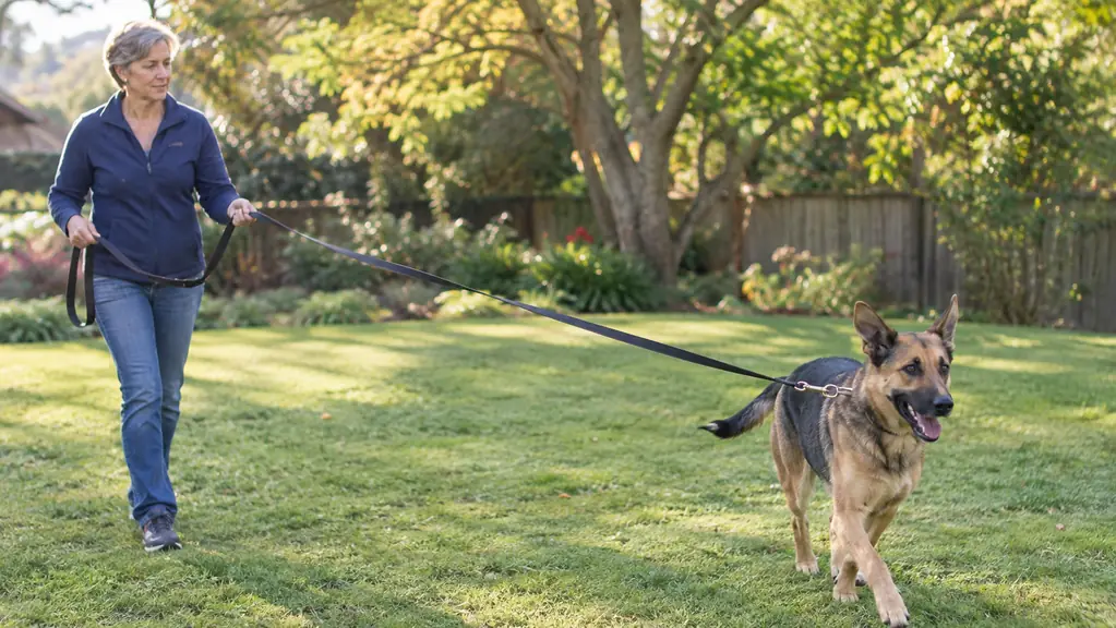 How to Teach Recall to a Stubborn Dog with a Long Training Lead